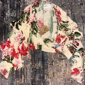 Floral crop top